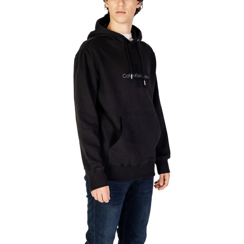 Calvin Klein Jeans Black Cotton Hoody CA-14581100009-IT44 | S