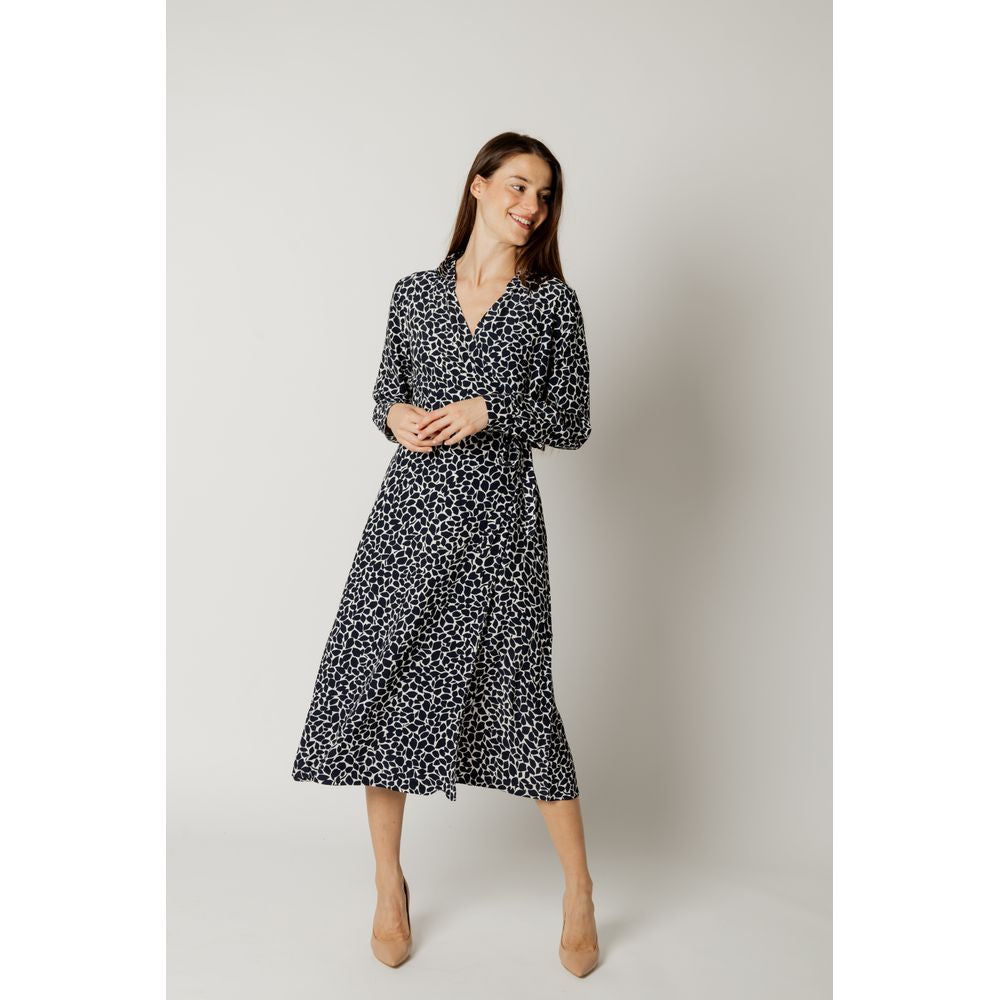 Street One Blue Viscose Midi