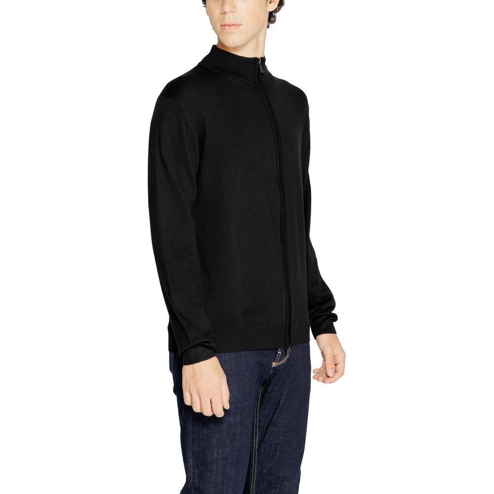 Hamaki-Ho Black Viscose Cardigan HA-15189100009-IT44 | S