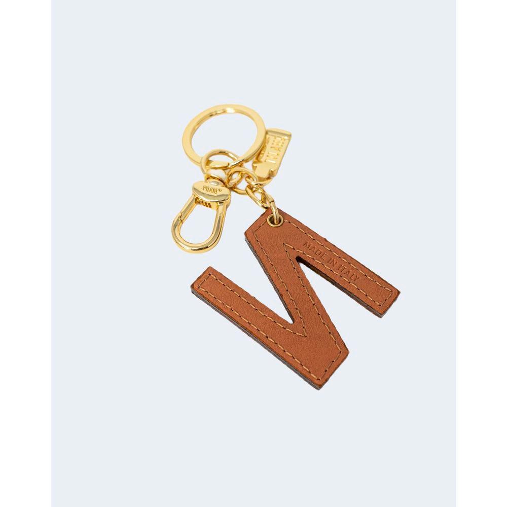 Alviero Martini Prima Classe Beige Leather Keychain ALMAPRCL-8005900127