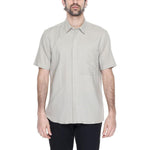 Antony Morato Beige Linen Shortsleeve AN-13370300127-IT44 | XS