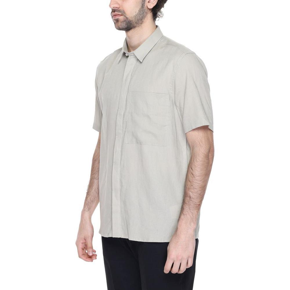 Antony Morato Beige Linen Shortsleeve AN-13370300127-IT44 | XS