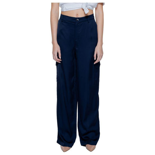 Street One Blue Viscose Pant