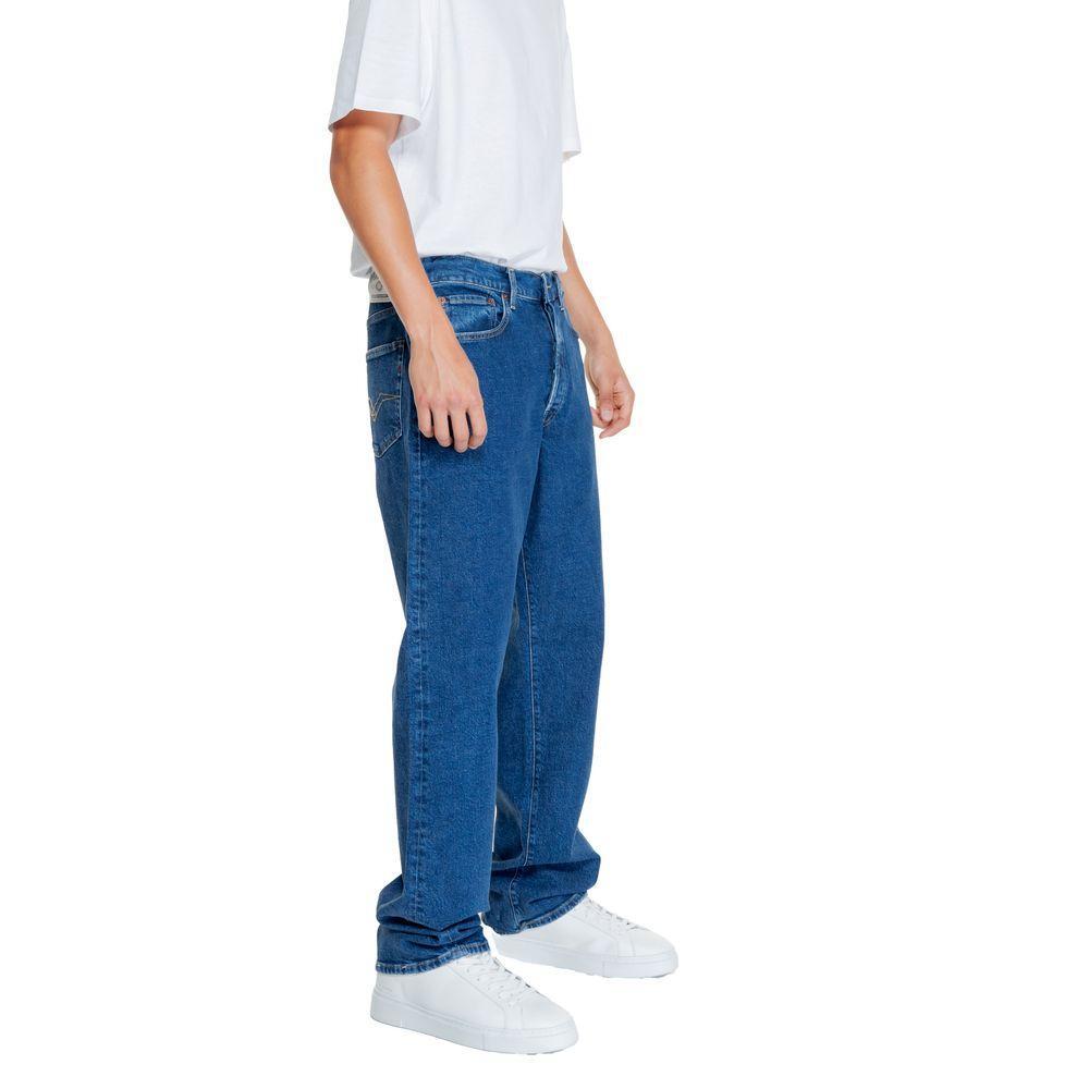 Replay Blue Cotton Relaxed Fit Jean RE-14826100237-W36 | L32