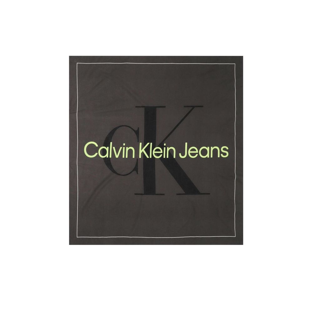 Calvin Klein Jeans Black Organic Cotton Scarf