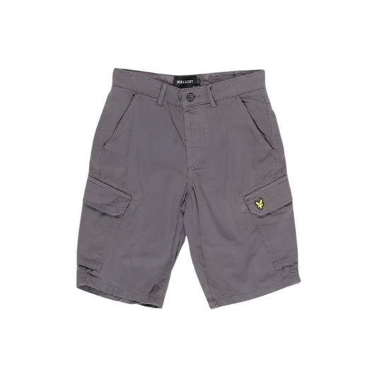 Lyle & Scott Gray Cotton Bermuda