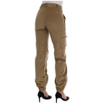 Ermanno Scervino Beige Cotton Corduroys Pants BYX1156-1