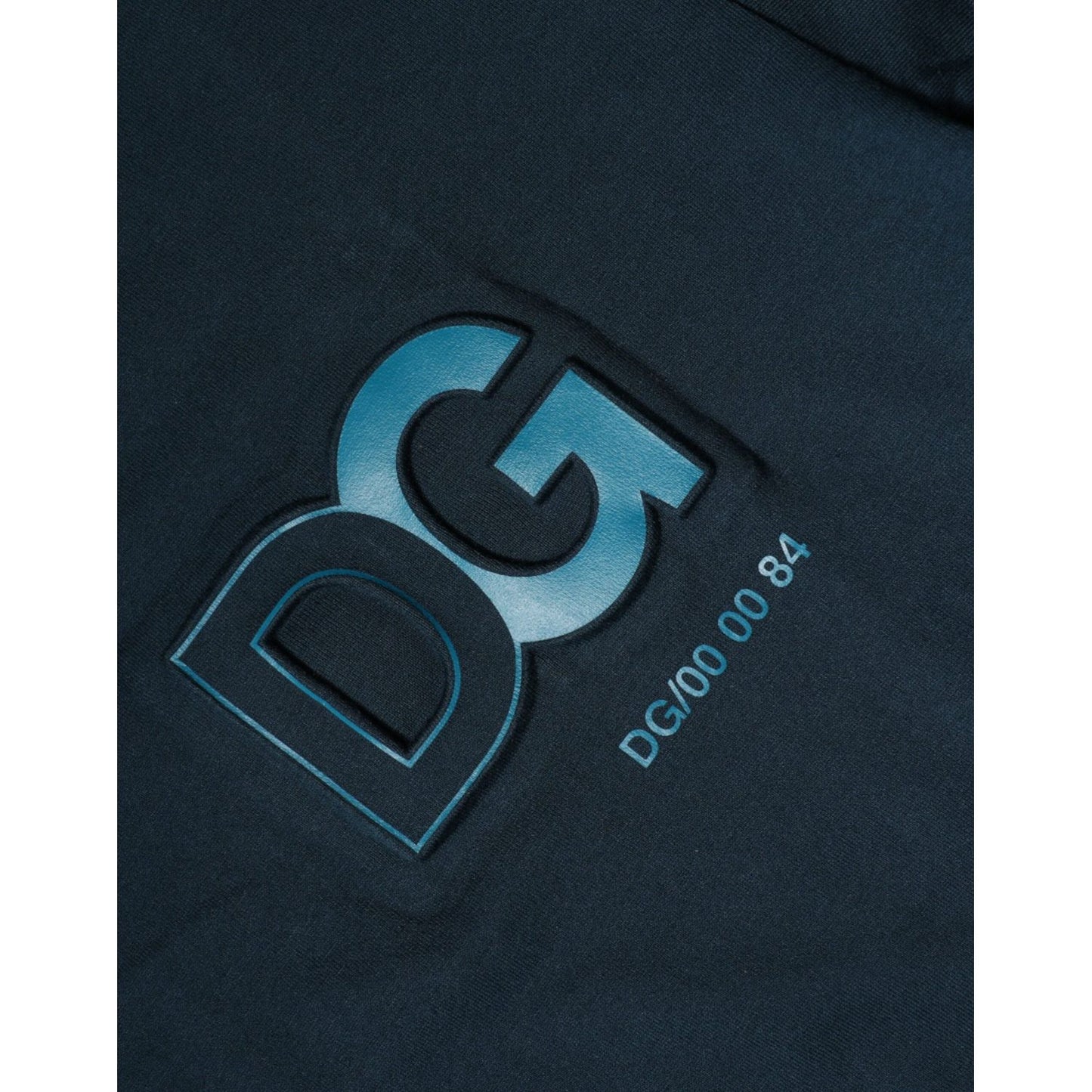 Dolce & Gabbana Blue Logo Crew Neck Short Sleeves T-shirt