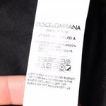 Dolce & Gabbana Black Cotton Crew Neck Short Sleeves T-shirt TSH87648-48