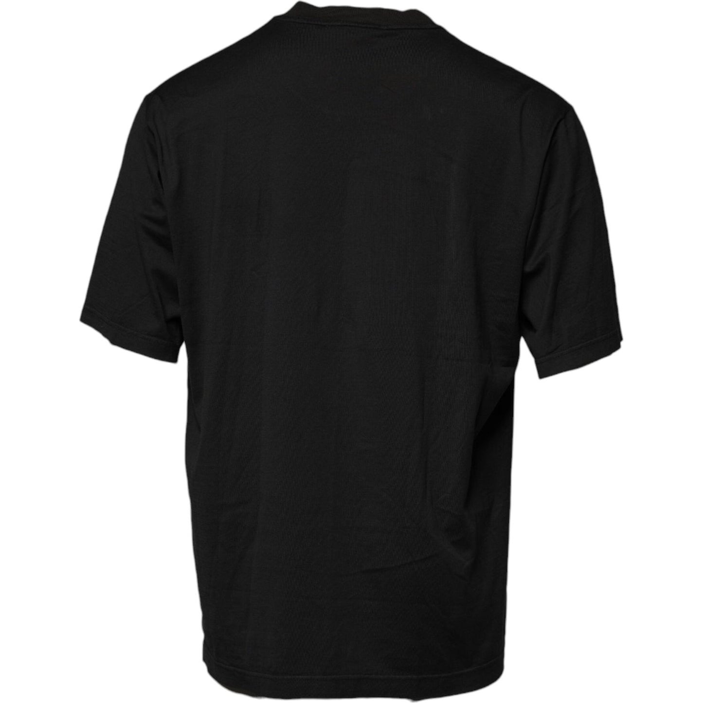 Dolce & Gabbana Black Logo Crew Neck Short Sleeves T-shirt TSH87684-58