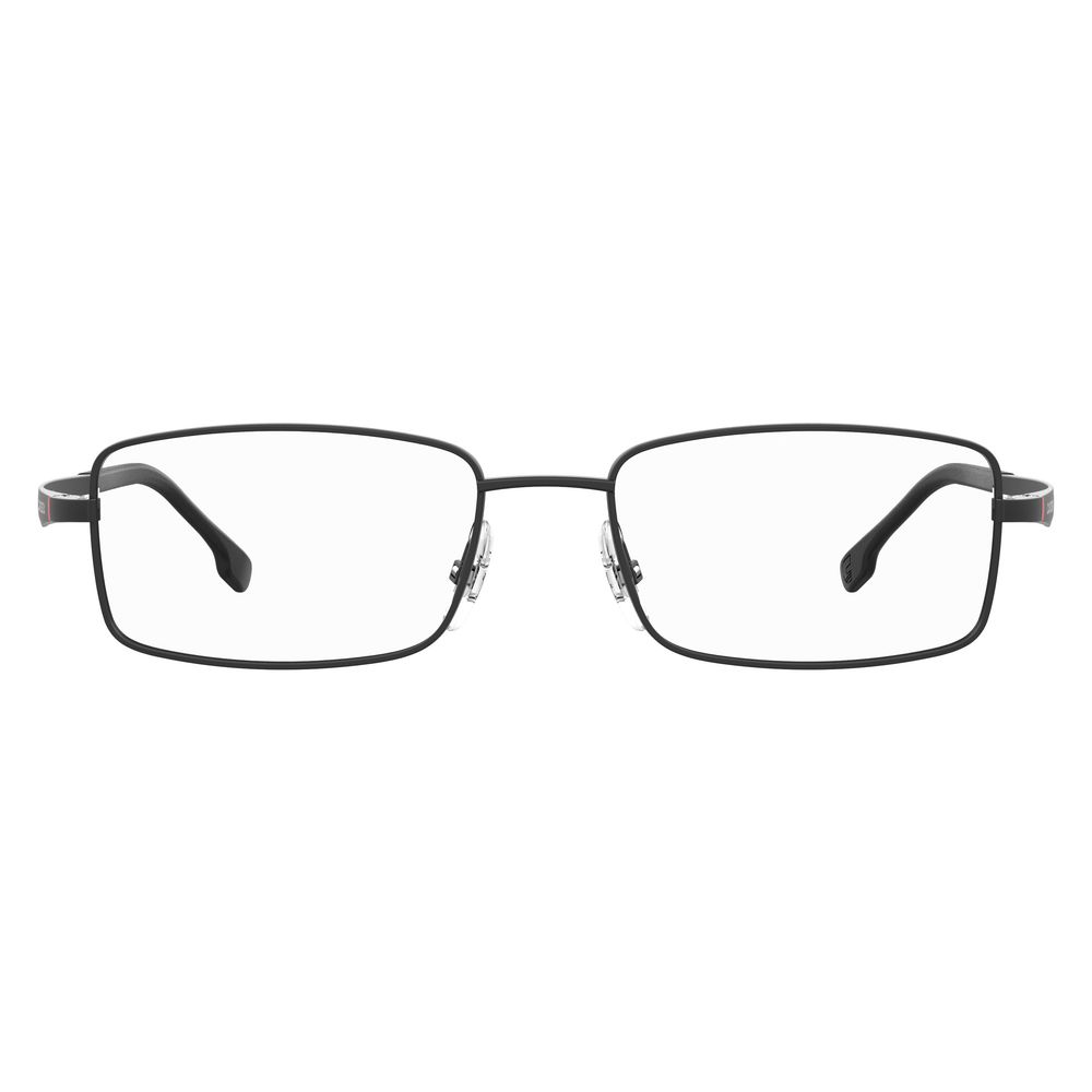 Carrera Black Metal Frames for men, model CARRERA885500, featuring rectangular design with 56/18/145mm dimensions.