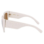 Ferragamo White Bio Injected Sunglasses FESF1088SE103AC