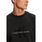 Calvin Klein Jeans Black Cotton Sweatshirt CA-16498900009-IT44 | S