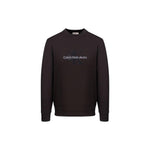 Calvin Klein Jeans Black Cotton Sweatshirt CA-16498900009-IT44 | S