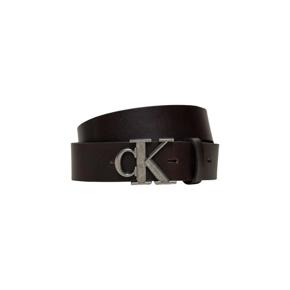 Calvin Klein Jeans Brown Leather Belt CA-14593500140-85 CM / 34 INCHES