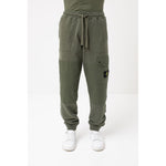 Stone Island Green Cotton Men's Tracksuit Pants