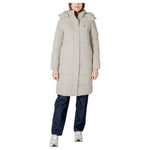 Calvin Klein Jeans Beige Polyester Jackets & Coat CA-16503702507-IT42|M