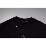 Dolce & Gabbana Black Logo Stud Pullover Sweatshirt Sweater TSH87208-46