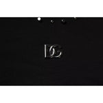 Dolce & Gabbana Black Logo Stud Pullover Sweatshirt Sweater TSH87208-46