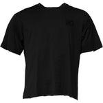 Dolce & Gabbana Black DG Logo Cotton Crew Neck T-shirt TSH90034-44