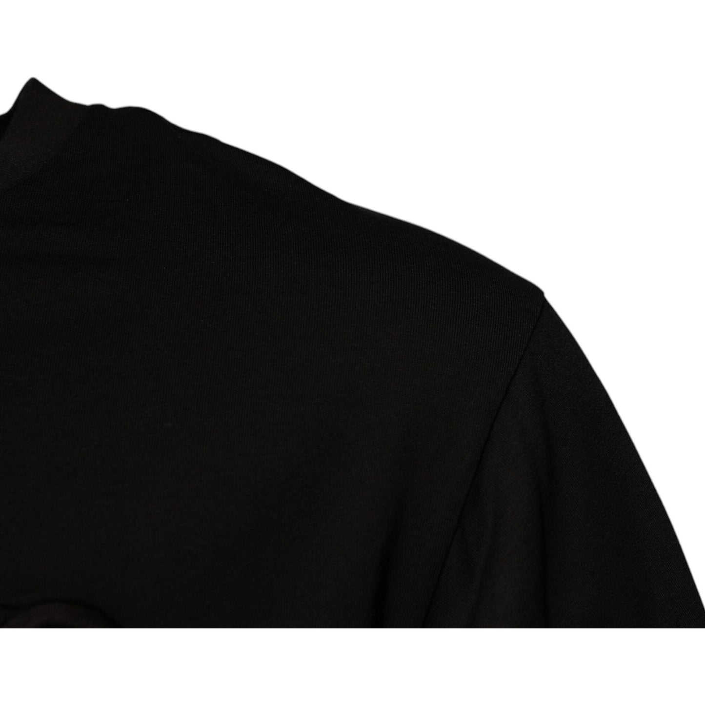 Dolce & Gabbana Black DG Logo Cotton Crew Neck T-shirt TSH90056-48