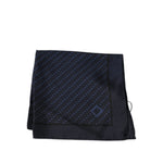 Dolce & Gabbana Dark Blue Fantasy Square Handkerchief Scarf