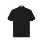 Suns Black Cotton Polo Shirt SU-15075-L