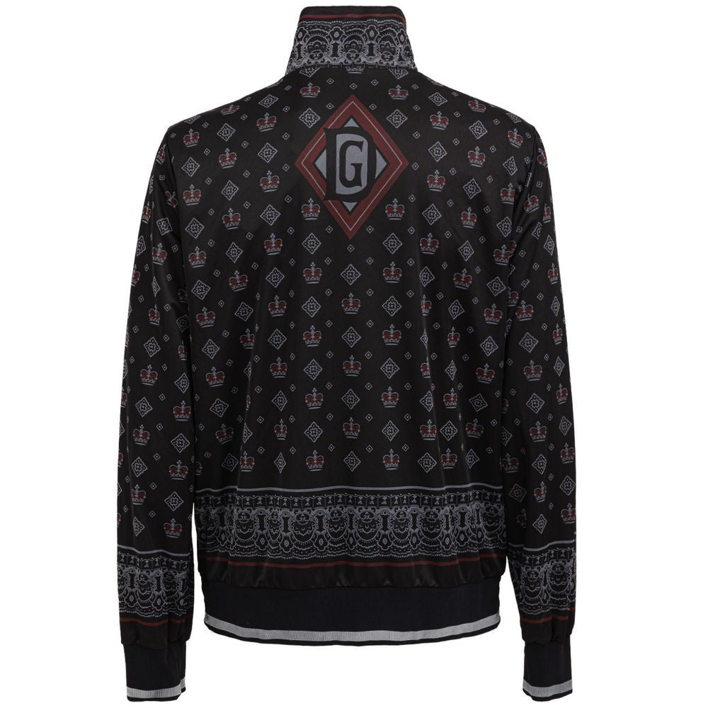 Dolce & Gabbana Black Polyester Sweatshirt DO-8350676-IT50 | L