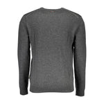 Napapijri Gray Wool Men Sweater NA-15756-S