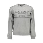 Plein Sport Gray Cotton Men Sweater PL-9572-S