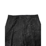 Dolce & Gabbana Black Floral Jacquard Mid Waist Dress Pants PAN76213-46