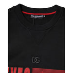 Dolce & Gabbana Black Cotton Graphic Print Pullover Sweater
