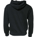 Dolce & Gabbana Black Logo Full Zip Hooded Men Sweatshirt Sweater TSH90596-44