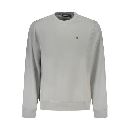 Napapijri Gray Cotton Men Sweater