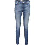 Tommy Hilfiger Blue Cotton Women Skinny Jean