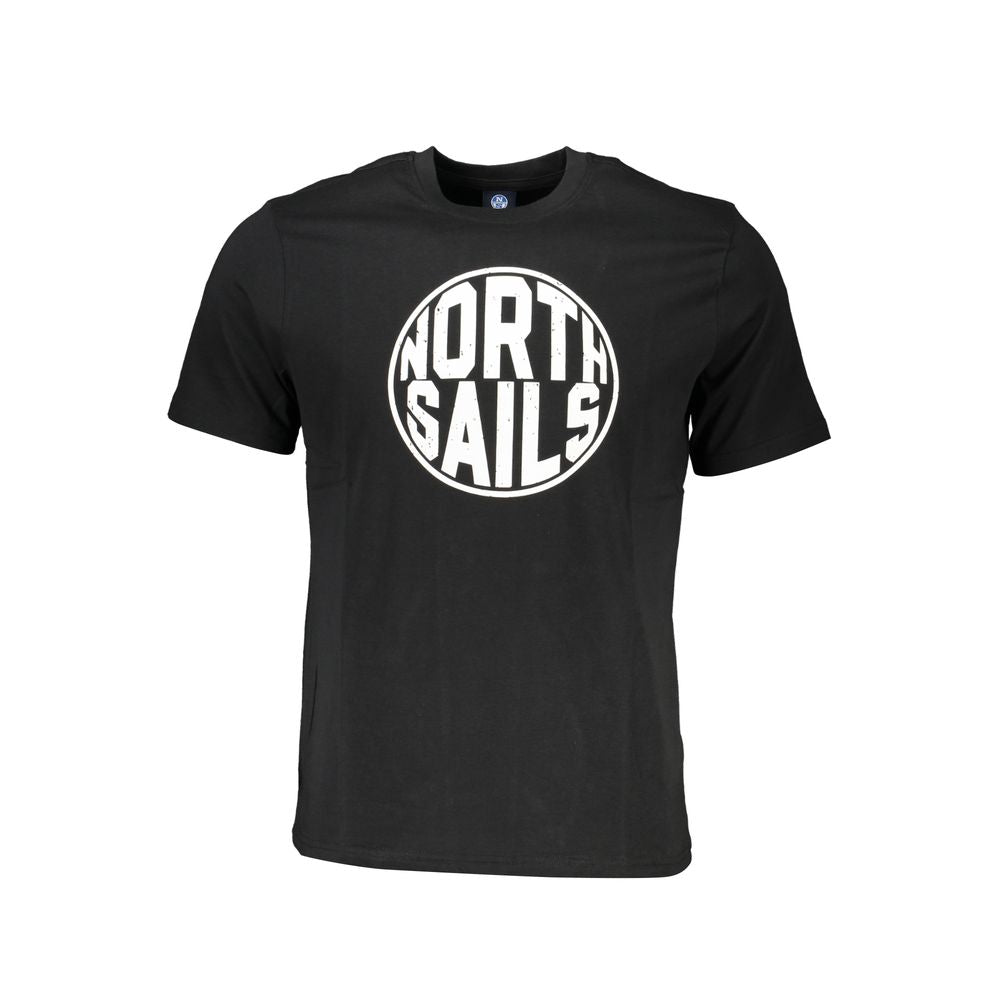 North Sails Black Cotton T-Shirt NO-27255-S