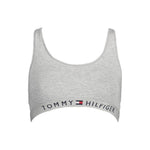 Tommy Hilfiger Gray Cotton Women Sports Bra TO-4751-XS