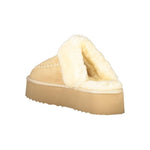 Laura Biagiotti Beige Polyester Women Sandal LA-32816-EU38/US8