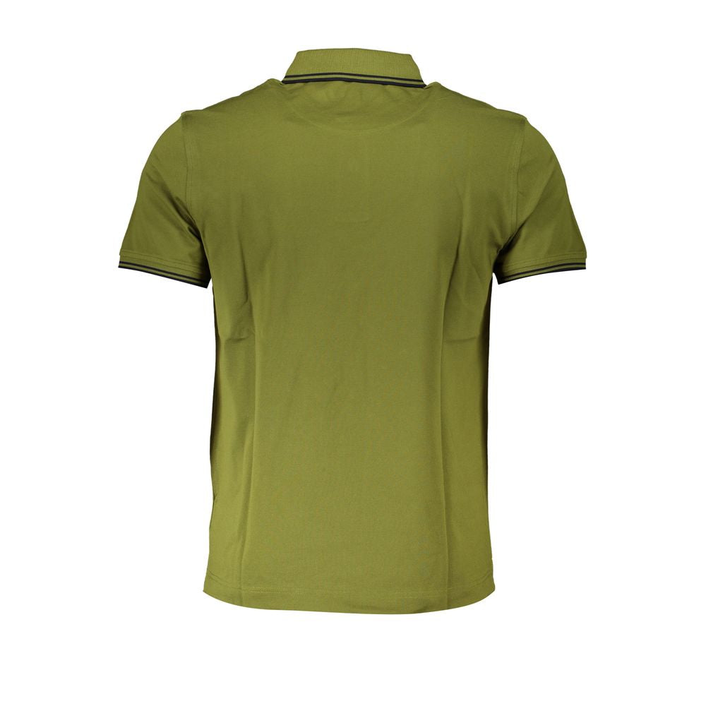 Harmont & Blaine Sharp Green Contrast Polo Shirt HA-28221-S