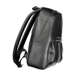 Tommy Hilfiger Black Polyester Men Backpack TO-36344