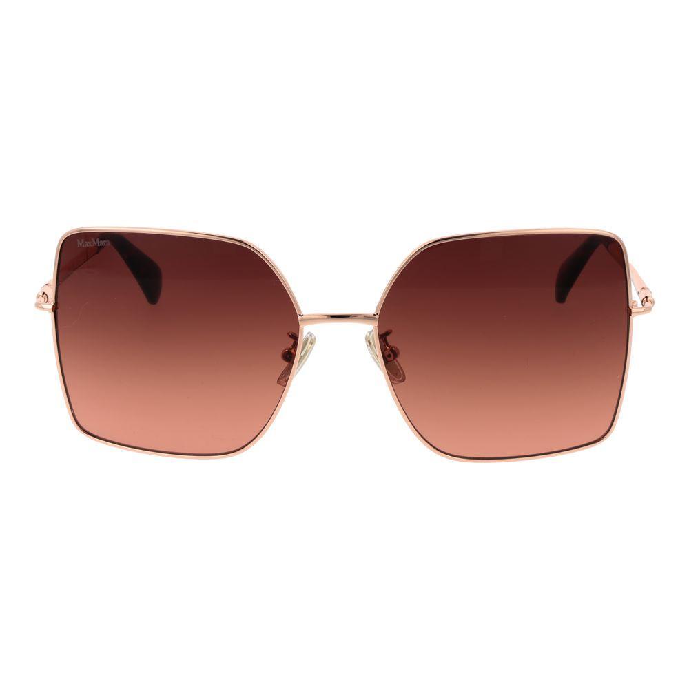 Max Mara Rose Gold Women Sunglass