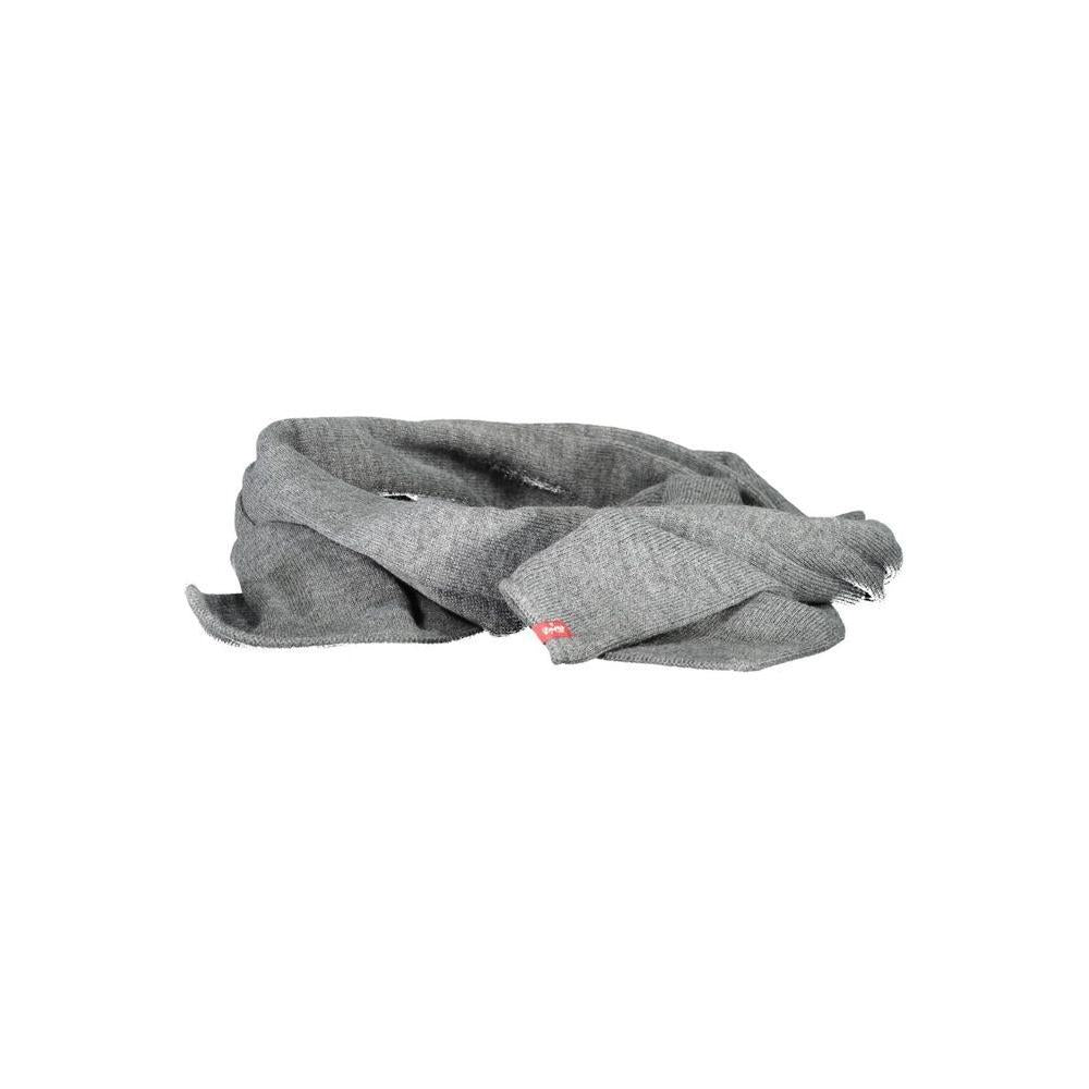 Levi's Gray Marabou Scarf LE-16079
