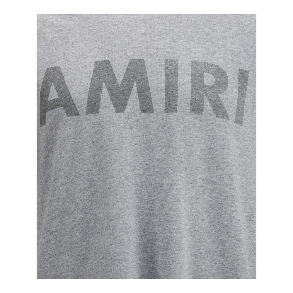 Amiri Logoed T-Shirt AM-AMJYTE1214GREY-S