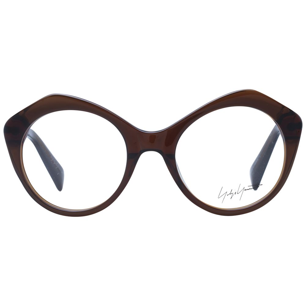Yohji Yamamoto Brown Unisex Glasses Frame