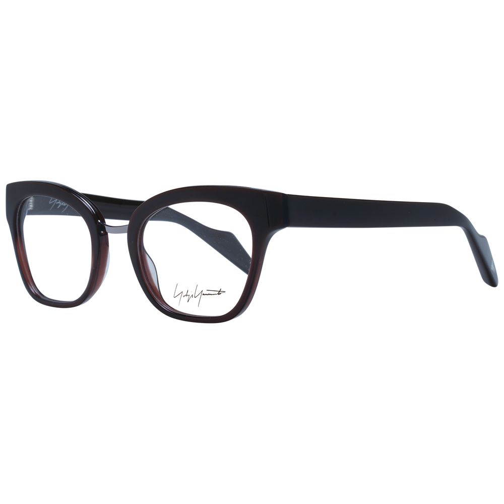Yohji Yamamoto Brown Unisex Glasses Frame