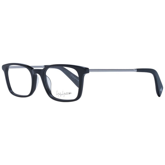 Yohji Yamamoto Black Unisex Glasses Frame