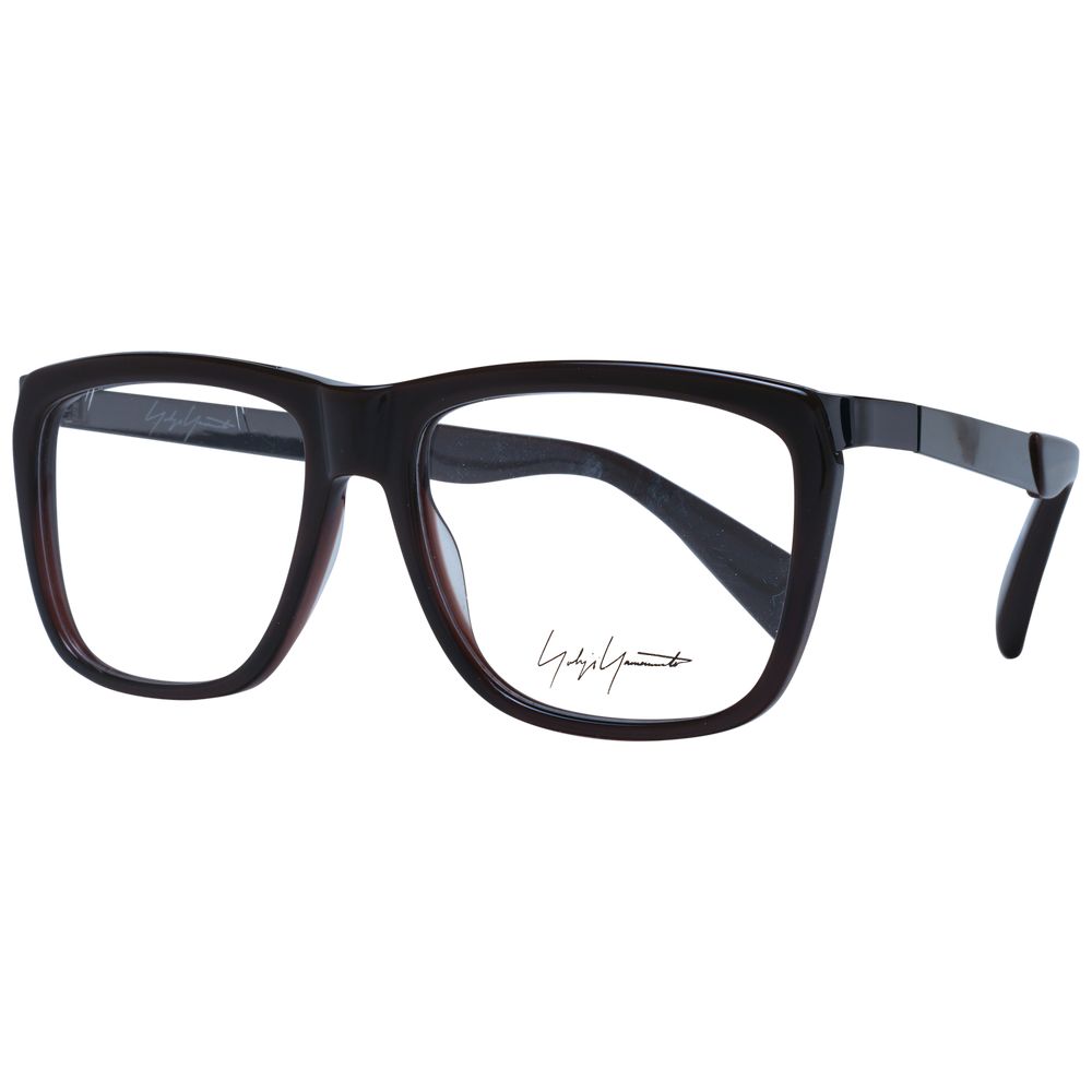 Yohji Yamamoto Brown Unisex Glasses Frame