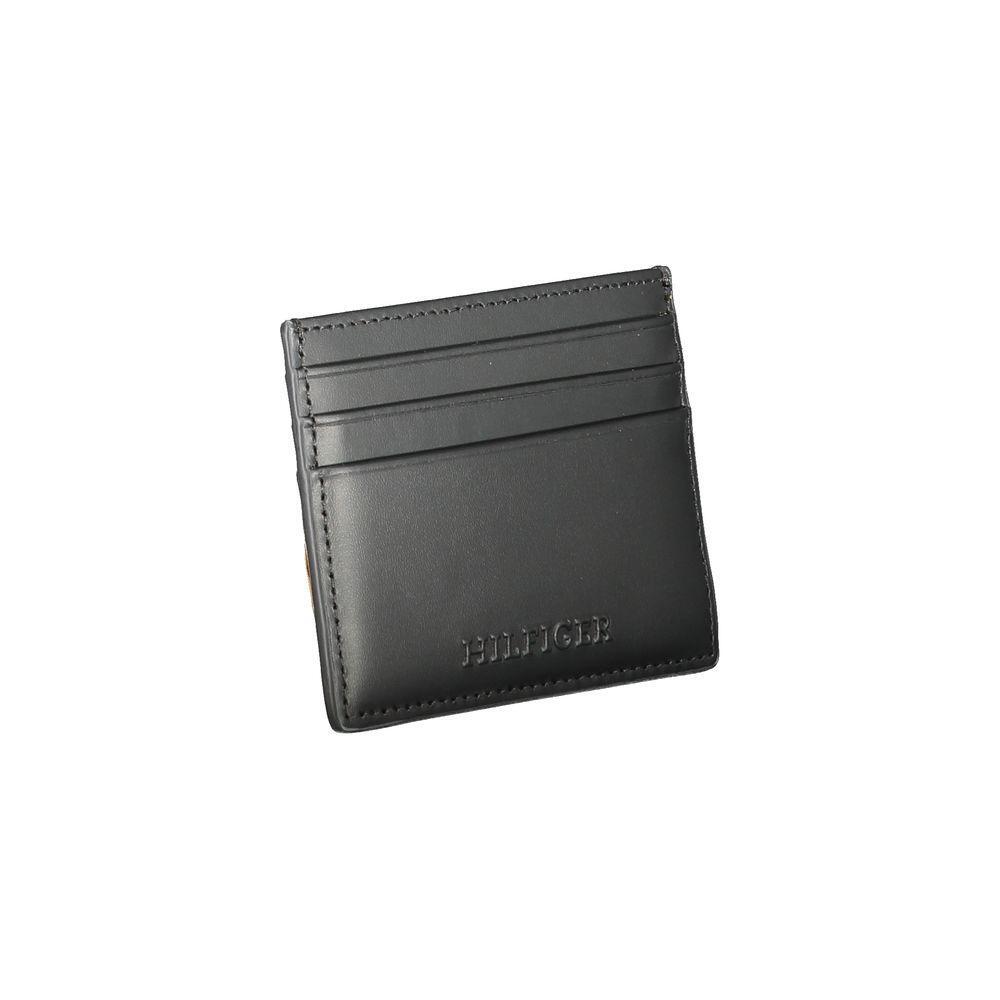 Tommy Hilfiger Black Leather Wallet TO-31016