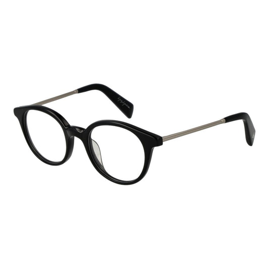 Yohji Yamamoto Black Unisex Glasses Frame