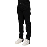 Dolce & Gabbana Black Cotton Skinny Denim Jeans PAN74996-44